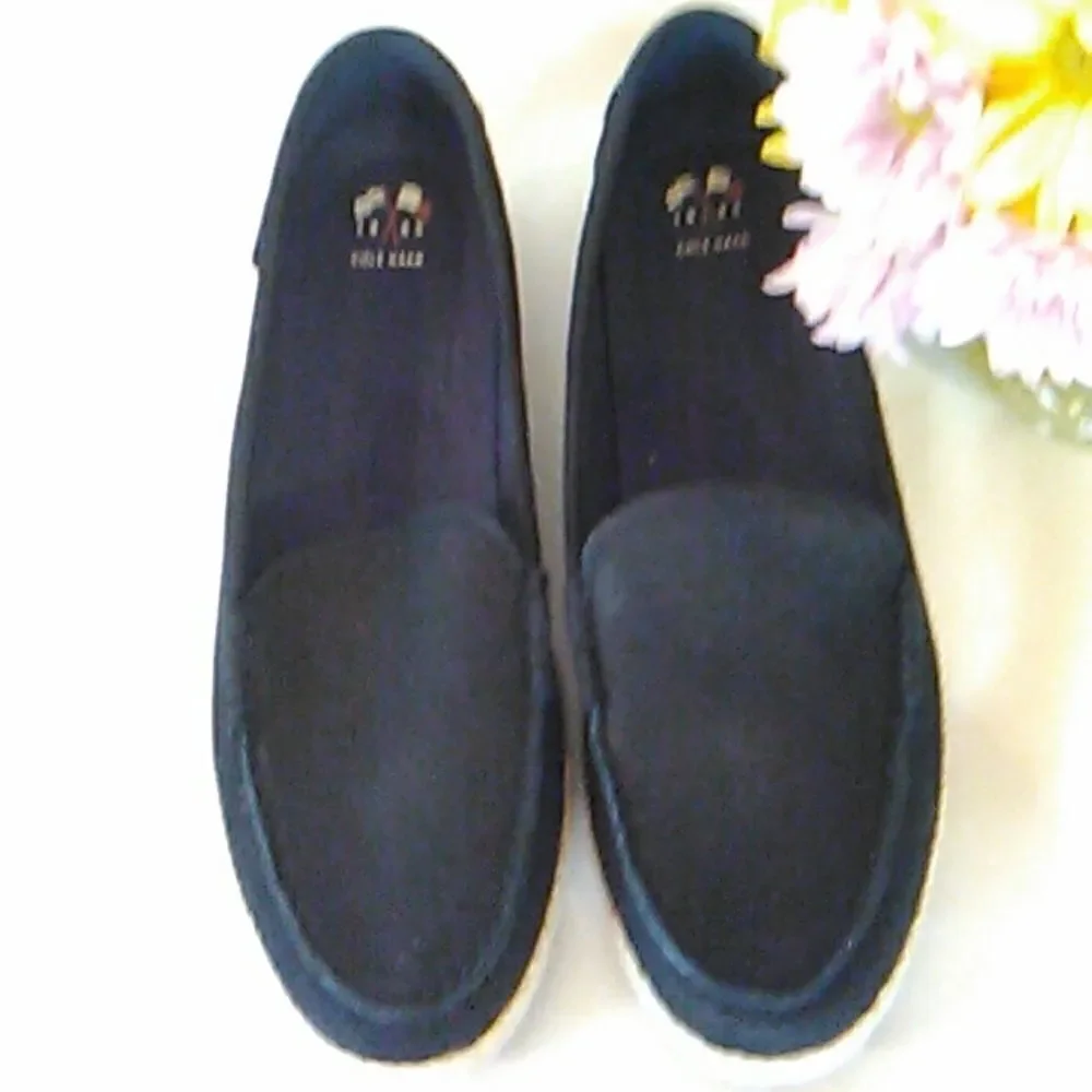 Cole Haan Black Leather Loafers